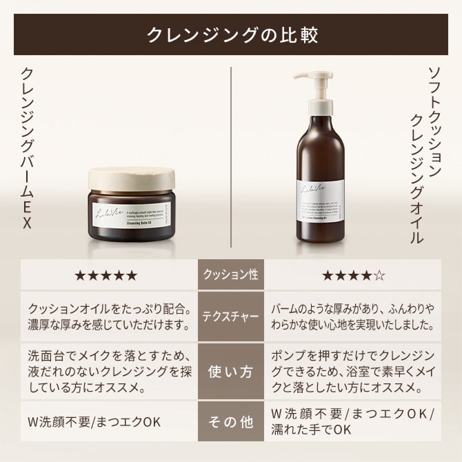 LalaVie クレンジングバームEX アドバンストクリームEX セット クレンジングバームEX レフィル | ララヴィ公式オンラインストア
